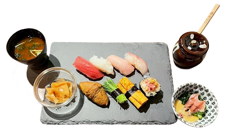 熟成寿司酒場～魚魚魚～　ランチ　熟成寿司「上盛り」