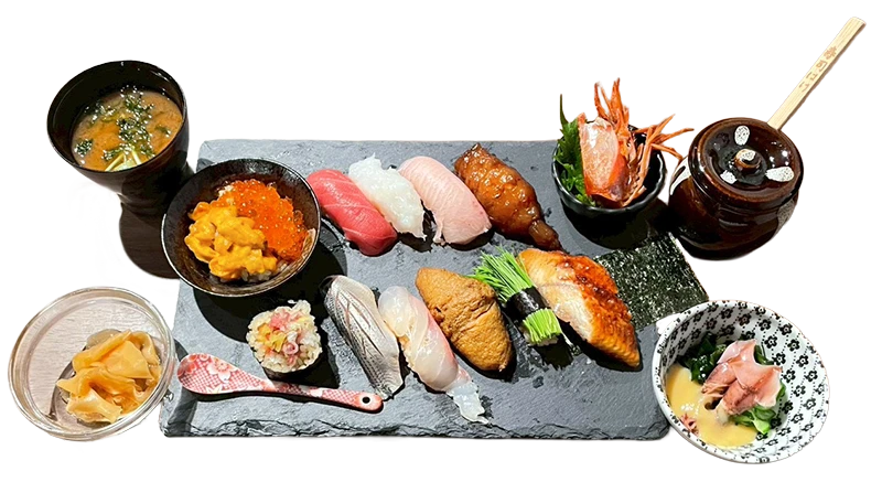 熟成寿司酒場～魚魚魚～　ランチ　熟成寿司「極み盛り」