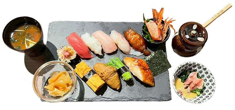 熟成寿司酒場～魚魚魚～　ランチ　熟成寿司「特上盛り」